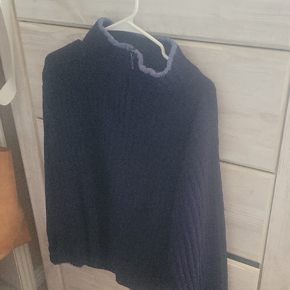 Navy Blue Knit Sweater